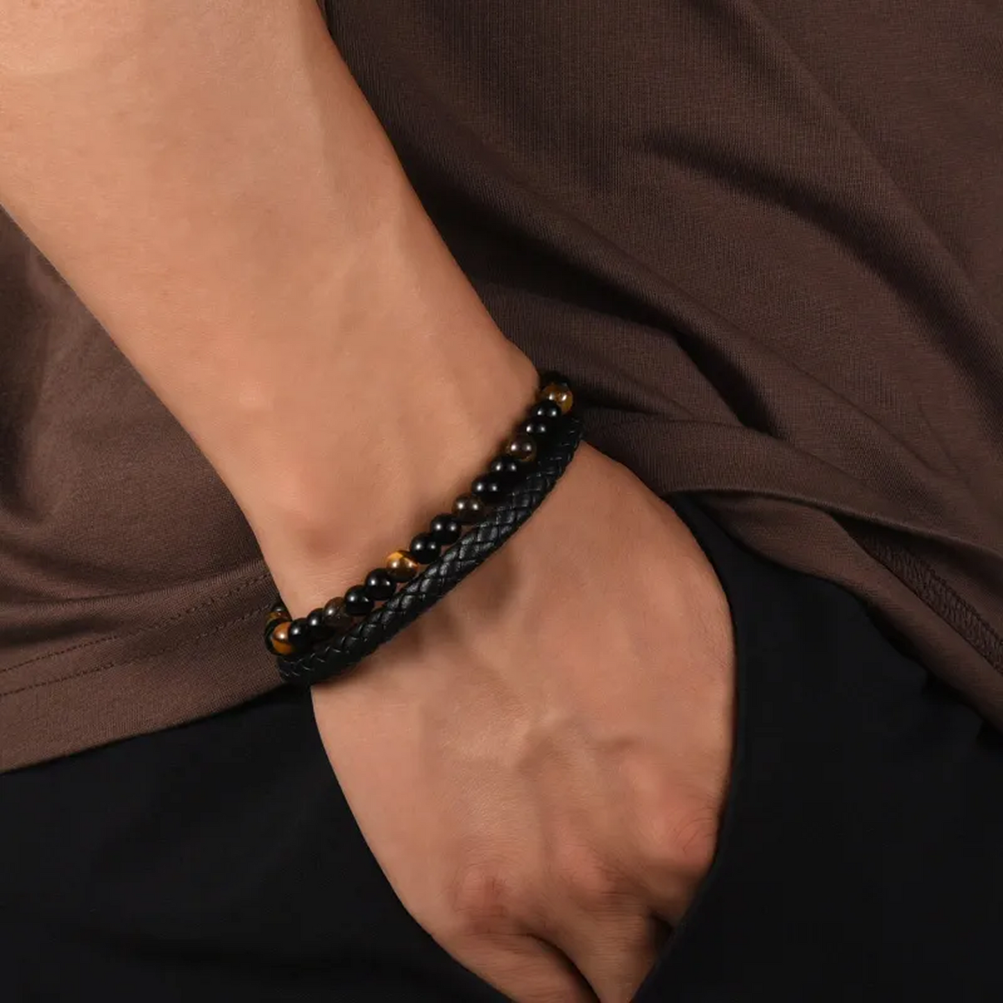Pulsera Escudo del Hijo – Ojo de Tigre