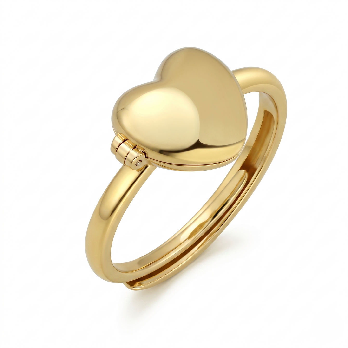 Anillo Relicario de Corazón