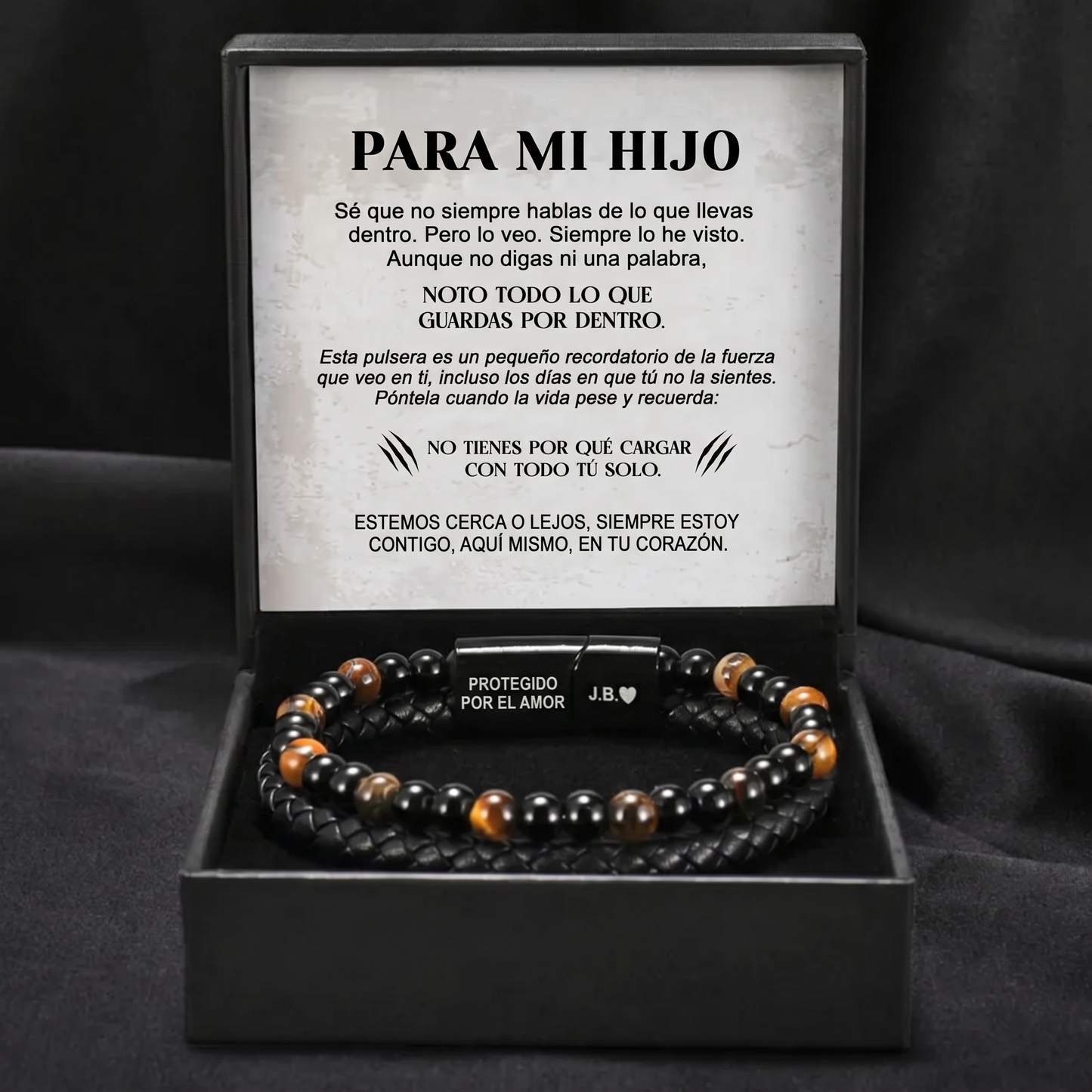 El Escudo de un Hijo – Pulsera de ojo de tigre