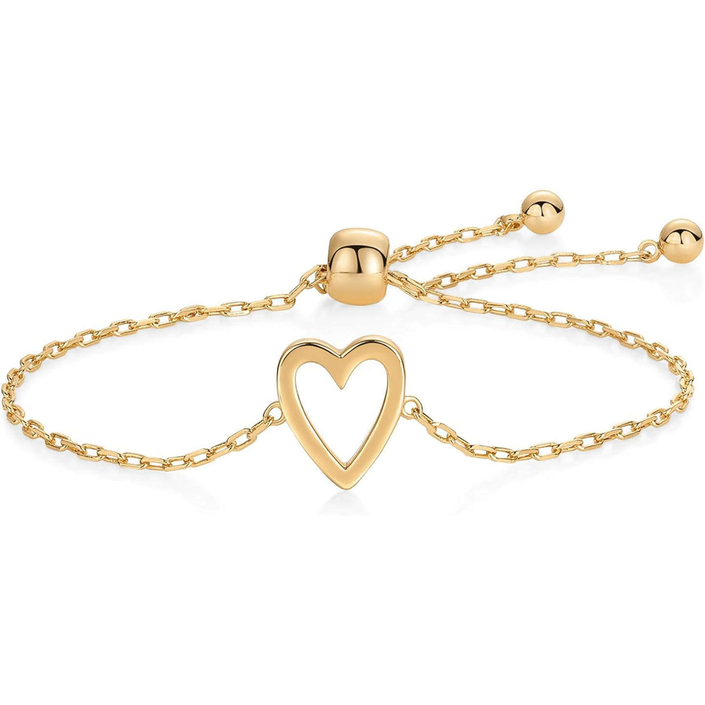 Set de pulseras de corazones compartidos