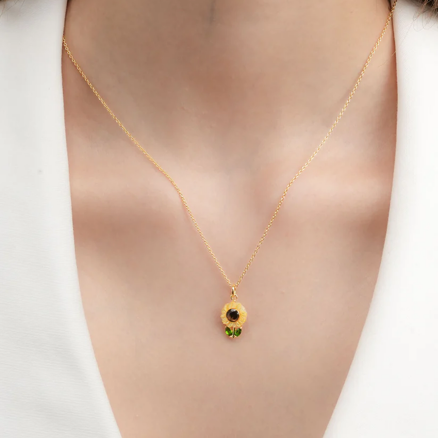 Collar Girasol en Flor