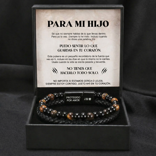 Pulsera Escudo del Hijo – Ojo de Tigre